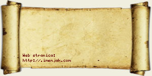 Andjelina Bunić vizit kartica